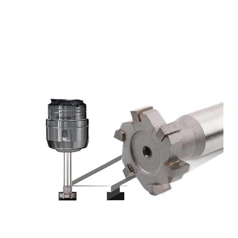 T Slot Milling Alloy Rough Inserted Straight Shank End Mill Hardness Metal Bit(45948) in Kuwait