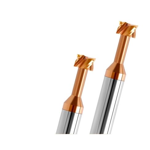 HRC55 T-Slot قواطع طحن كربيد لمطحنة نهاية فولاذ التنغستن المعدنية 4 مزامير 5 قطعة (8x2xD8X60L) in Kuwait