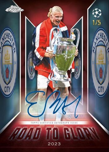 2025/26 Topps Chrome UEFA Club Competitions Soccer Hobby Box in Kuwait
