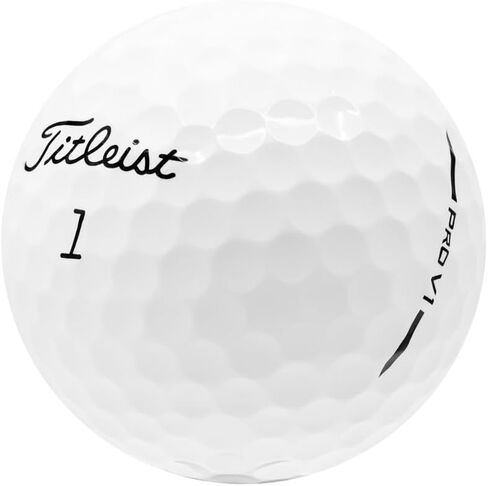 LostGolfBalls - 12 كرة جولف Titleist Pro V1 Arkansas في حالة أصلية، موديل 2025، كرات جولف مستعملة ومعاد تدويرها، بيضاء in Kuwait