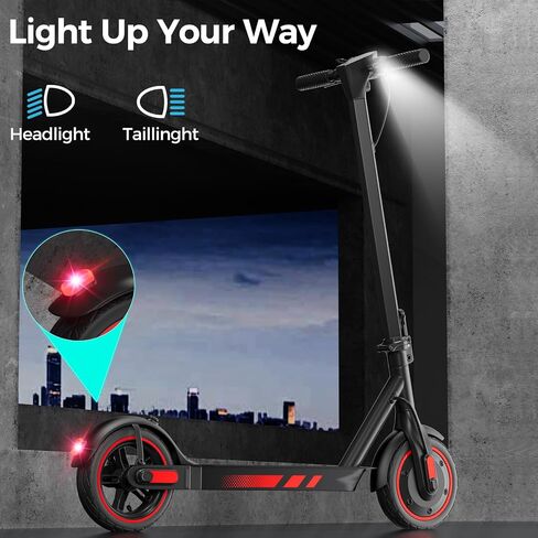 EGGKING Electric Scooter Adults, 500W Motor E-Scooter, 25 MPH Top Speed and 22 Miles Range, Foldable Escooter with Dual Braking and App Control in Kuwait