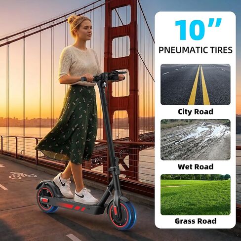 EGGKING Electric Scooter Adults, 500W Motor E-Scooter, 25 MPH Top Speed and 22 Miles Range, Foldable Escooter with Dual Braking and App Control in Kuwait