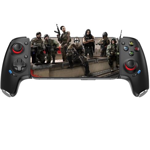arVin Wireless Gaming Controller for iPhone/Android/PC/Switch, Bluetooth Phone Gamepad for PS Remote Play, Xbox Cloud, Steam Link, MFi Arcade Games -with Hall Joysticks/Hall Trigger/Turbo/Back Key in Saudi Arabia