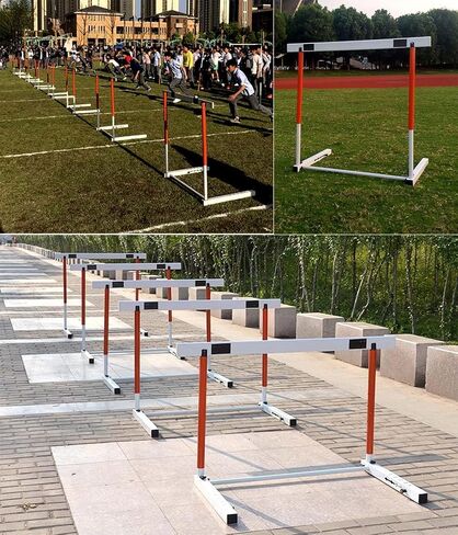 1/2/5pcs Track Field Hurdles Obstacle, Portable Soccer Agility Hurdles for Kids Adult, Adjustable Hurdles Training for Football Sport, 30-42in(1pc) in Kuwait