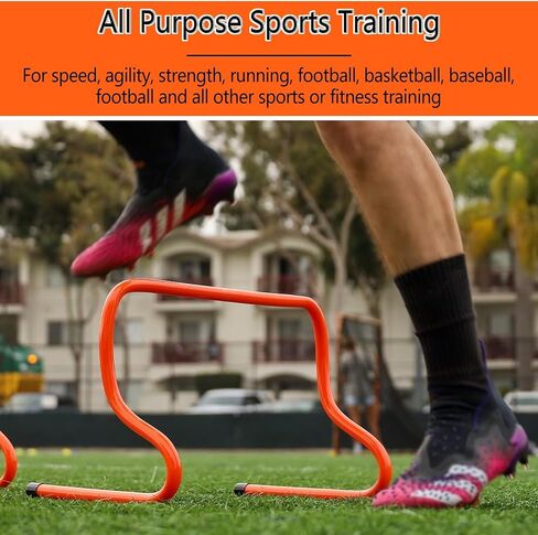 Agility Training Hurdles for Football, Soccer, Basketball, Tennis Practice - Indoor and Outdoor Sports Equipment in Kuwait