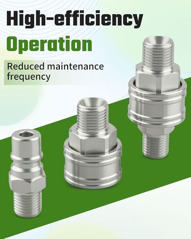 M16-M14 Hydraulic Attachment Quick Fittings Fit for Mini Excavator Hydraulic, 4 Male and 2 Female Connector, Straight Through Unvalved Coupler in Saudi Arabia