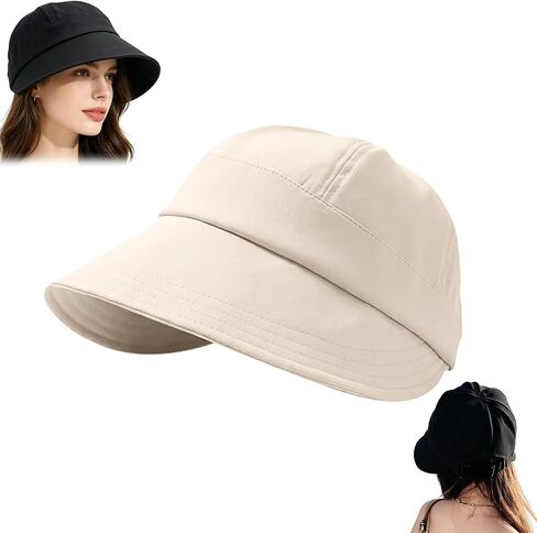 Wide Brim Baseball Cap for Women & Men, UPF Sun Protection Adjustable Hat for Hiking, Camping, Beach in Kuwait