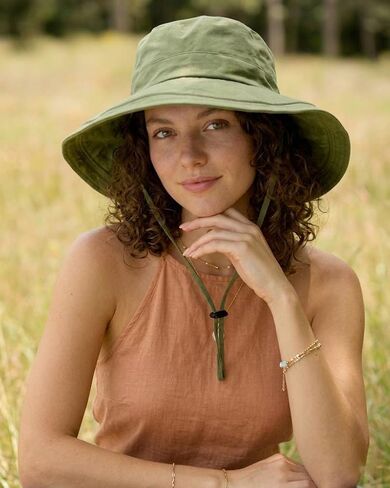 Packable Sun Hat, Wide Brim Ponytail Hat for Women Beach Hiking Gardening Travel Beige in Kuwait