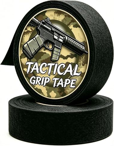 2 Rolls Tactical Grip Tape, Matte Non-Slip Wrap for Gun, Sports & Tool | 1" x 82"Ft Goon Grip Tapes, Heavy-Duty Fabric, Non-Reflective Matte, Residue-Free Removal, Slip-Proof Grip,Multi-Purpose Use in Kuwait