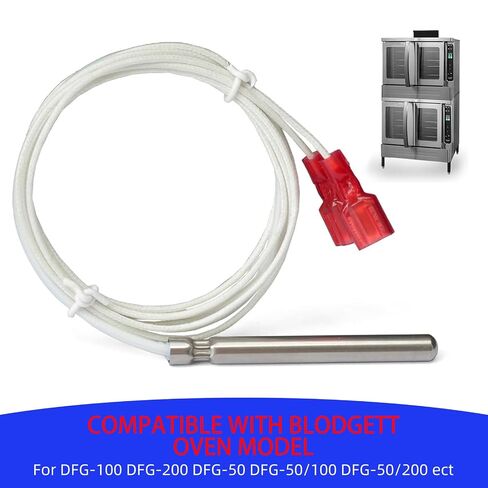 18588 & 18228 استبدال مسبار درجة حرارة الفرن مسبار مستشعر درجة الحرارة لفرن بلودجيت DFG-100 DFG-200 DFG-50 DFG-50/100 DFG-50/200 in Kuwait