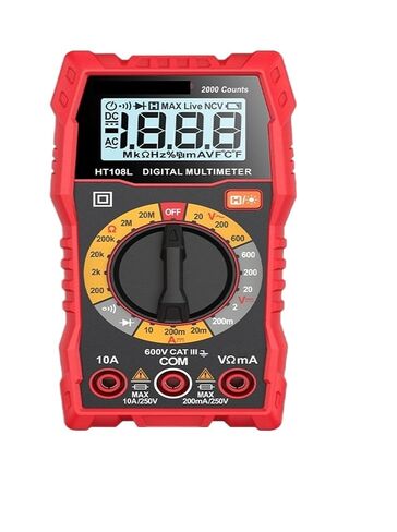 HT113 Digital Multimeter AC/DC Voltmeter Ammeter Multimetro Resistance Ohm Cap Hz Temp Tester Electrician(HT113A) in Kuwait