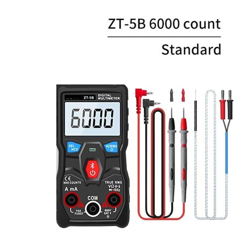 ZT5B Digital Multimeter AC/DC Ammeter Volt Ohm Tester Meter Multimetro with Thermocouple LCDBacklight Portable in Kuwait