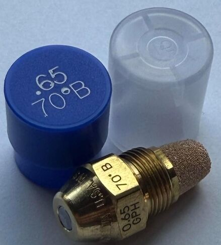 فوهة موقد الزيت، .65 70 ب، غطاء أزرق للرذاذ الصلب .65 70 ب فوهة الزيت .65 جالون في الدقيقة مع رذاذ صلب بزاوية 70 درجة in Kuwait