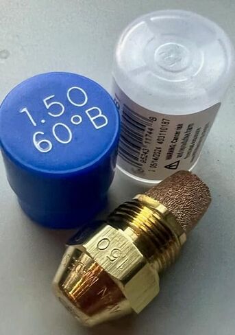 فوهة موقد الزيت، 1.50 60 ب، غطاء أزرق لرذاذ صلب 1.50 60 ب، فوهة زيت 1.50 جالون في الدقيقة مع رذاذ صلب 60 درجة in Kuwait