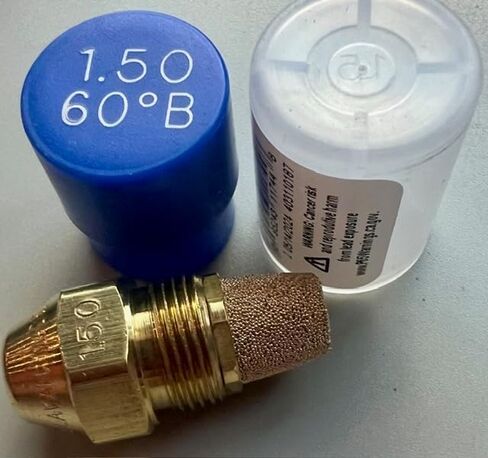 فوهة موقد الزيت، 1.50 60 ب، غطاء أزرق لرذاذ صلب 1.50 60 ب، فوهة زيت 1.50 جالون في الدقيقة مع رذاذ صلب 60 درجة in Kuwait