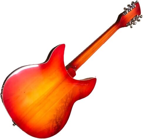 In stock, Rickenbacker 360 tomato fried egg color, 12 string semi hollow electric guitar, wholesale and retail. in Kuwait