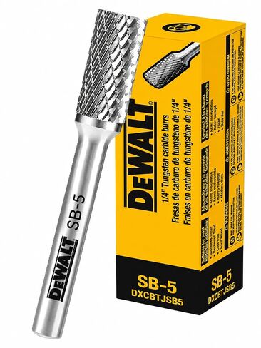 مثقاب كربيد التنجستن الفردي من DEWALT مقاس SB-5 مع ساق مقاس 1/4 بوصة لأعمال المعادن الصعبة (DXCBTJSB5) in Kuwait