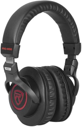 حزمة توفير الصوت: Focusrite Clarett+ 8 واجهة تسجيل صوت USB-C، و8 مضخمات ميكروفون/JFET/ADAT مع سماعات رأس Rockville PRO-M50 SR Studio + كابل ملف قابل للفصل + حافظة + وسادة أذن (عنصران) in Kuwait