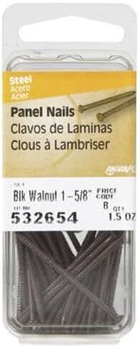 Hillman Panel Nails 1-5/8" Black Walnut Card 1.5 Oz in Kuwait