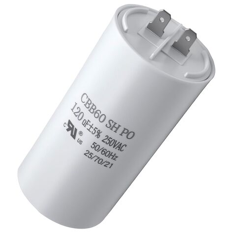 CBB60 Motor Run Capacitor, Compatible with Ryo-bi Pressure Washer Ry142300, 120uF 250VAC 120MFD, UL Listed in Kuwait