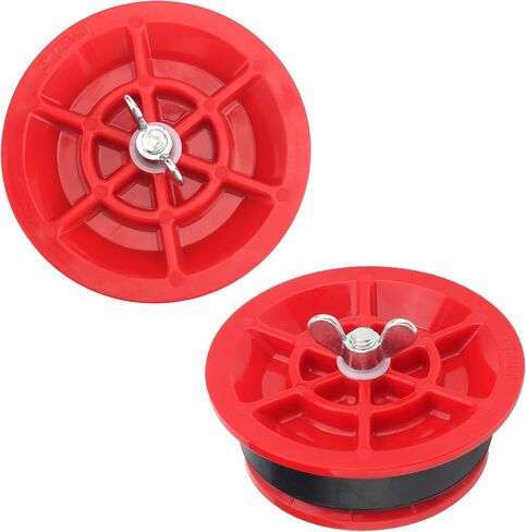 End of Pipe Gripper Plug, Mechanical Test Plug for Plumbing Pipe, ABS Expansion Plug for Pressure Testing and Temporary Sealing, Fits 3 Inch Pipe, 2 Pack in Kuwait