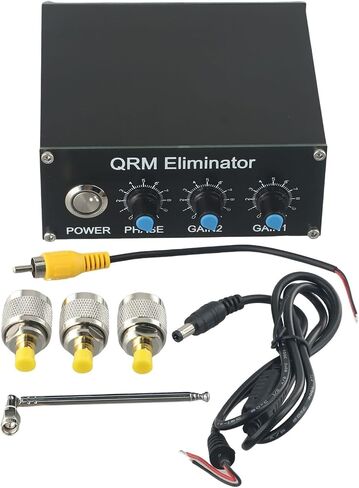 QRM For ELIMINATOR For X-Phase (1-30 MHz) HF Bands, 2Nd Gen Noise Canceller With Metal Shell, PTT Control & Auxiliary Antenna Input in Kuwait