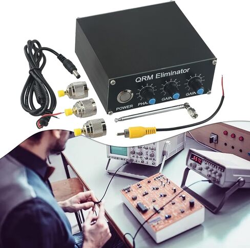 QRM For ELIMINATOR For X-Phase (1-30 MHz) HF Bands, 2Nd Gen Noise Canceller With Metal Shell, PTT Control & Auxiliary Antenna Input in Kuwait