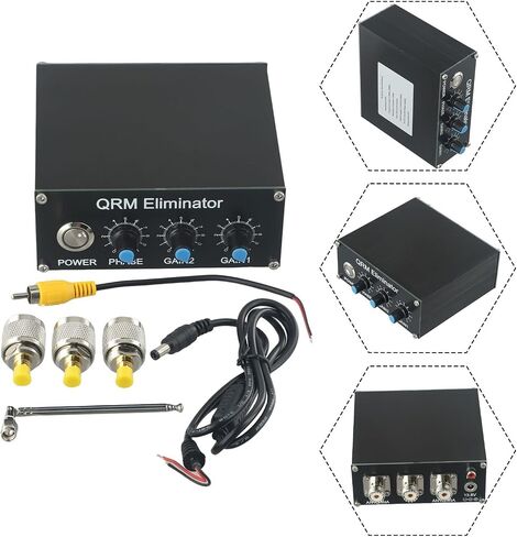 QRM For ELIMINATOR For X-Phase (1-30 MHz) HF Bands, 2Nd Gen Noise Canceller With Metal Shell, PTT Control & Auxiliary Antenna Input in Kuwait