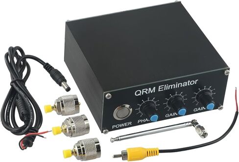 QRM For ELIMINATOR For X-Phase (1-30 MHz) HF Bands, 2Nd Gen Noise Canceller With Metal Shell, PTT Control & Auxiliary Antenna Input in Kuwait