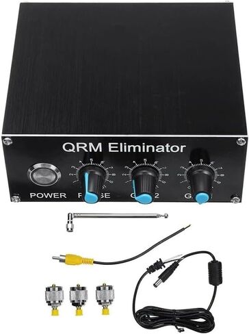 QRM For ELIMINATOR For X-Phase (1-30 MHz) HF Bands, 2Nd Gen Noise Canceller With Metal Shell, PTT Control & Auxiliary Antenna Input in Kuwait
