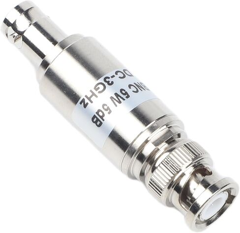 5W BNC Fixed Attenuator DC-3GHz 50 Ohm Coaxial Signal Reducer Metal Body RF Test Measurement Lab (1/2/3/5/10/15/20/30/40dB Optional) in Kuwait