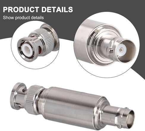 5W BNC Fixed Attenuator DC-3GHz 50 Ohm Coaxial Signal Reducer Metal Body RF Test Measurement Lab (1/2/3/5/10/15/20/30/40dB Optional) in Kuwait