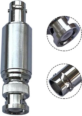 5W BNC Fixed Attenuator DC-3GHz 50 Ohm Coaxial Signal Reducer Metal Body RF Test Measurement Lab (1/2/3/5/10/15/20/30/40dB Optional) in Kuwait