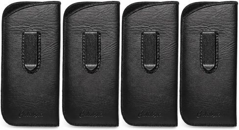 Slip-In Eyeglass Pouch Pocket Clip Black Lightweight Protective Sleeve Case Holster Glasses Eyewear in Saudi Arabia