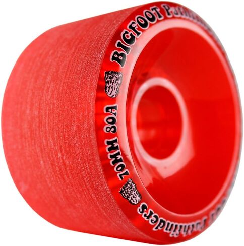 عجلات Bigfoot Freeride Longboard Wheels Stoneground Pathfinders، أحمر 70 مم in Kuwait