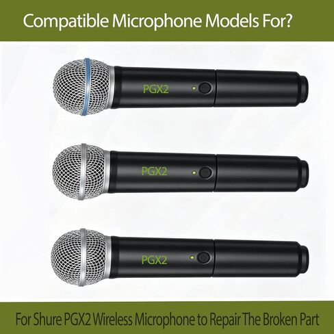 هيكل هيكل الميكروفون اللاسلكي بإطار PGX2، بديل لأجزاء shure PGX2. أسود in Kuwait