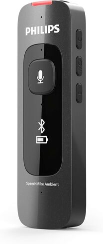 Philips SpeechMike Ambient Wearable AI Dictation Microphone PSM5020, Optimized for Speech Recognition and Ambient Recording in Saudi Arabia
