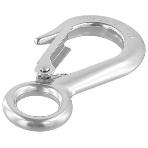 6 PCS Fast Eye Snap Hook, 0.3T Grab Hooks, Heavy Duty Boat Lifting Rigging Accessory Eye Slip Hook with Latch, 660 lbs. Work Load in Kuwait