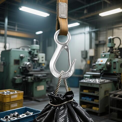 6 PCS Fast Eye Snap Hook, 0.3T Grab Hooks, Heavy Duty Boat Lifting Rigging Accessory Eye Slip Hook with Latch, 660 lbs. Work Load in Kuwait