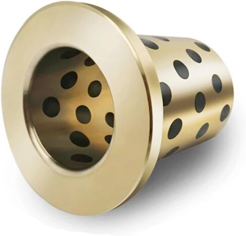 الجرافيت النحاس جلبة ID 15MM OD 18 21MM H 10 12 15 20 25 30 40 50MM ذات حواف برونزية مشربة الجرافيت Oilless بوش تحمل (5PCS، 28X3 15X21X40) in Kuwait