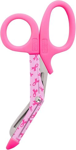 Prestige Medical 5.5" StyleMate Utility Scissor, Pink Ribbons on Pink in Kuwait