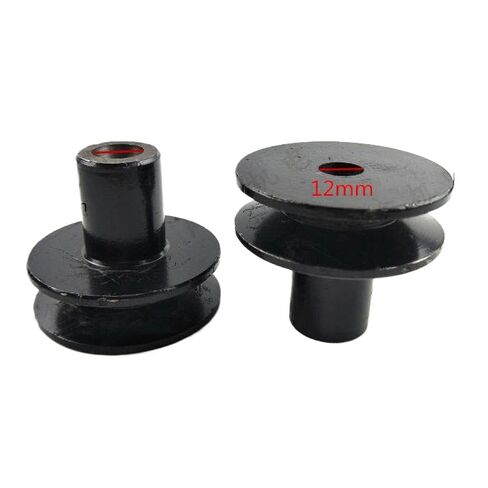 Iron Belt Pulley Compatible with 152F 154F 168F 170F Engine Motor Double Groove A-Shape Pulley Wheel(168F 170F Style B) in Kuwait