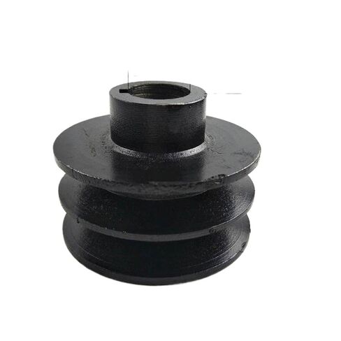 Iron Belt Pulley Compatible with 152F 154F 168F 170F Engine Motor Double Groove A-Shape Pulley Wheel(168F 170F Style B) in Kuwait