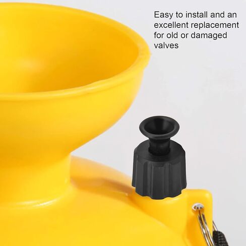 Pressure Relief Valve, PP Automatic Safety Valve Accessory Garden Lawn Sprayer Replacement Parts for 3L5L8L Backpack Sprayer (Black) in Kuwait