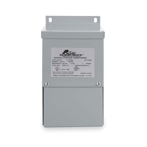 Acme Electric T181050 محول باك بوست، مرحلة واحدة، 120 × 240 فولت أساسي - 12/24 فولت ثانوي، 250 فولت أمبير in Kuwait