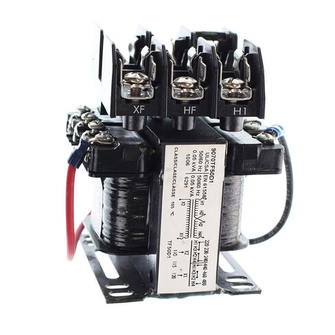 محول نوع التحكم Square D 9070TF50D1، 240/480 فولت إلى 120 فولت تيار متردد، 50 فولت أمبير in Kuwait