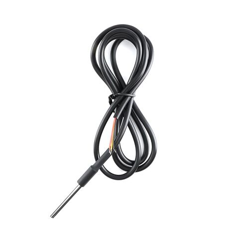 5Pcs DS18B20 Digital Temperature Sensor Waterproof Stainless Steel Probe 1m Connecting Wire for Industrial and Lab Use in Kuwait