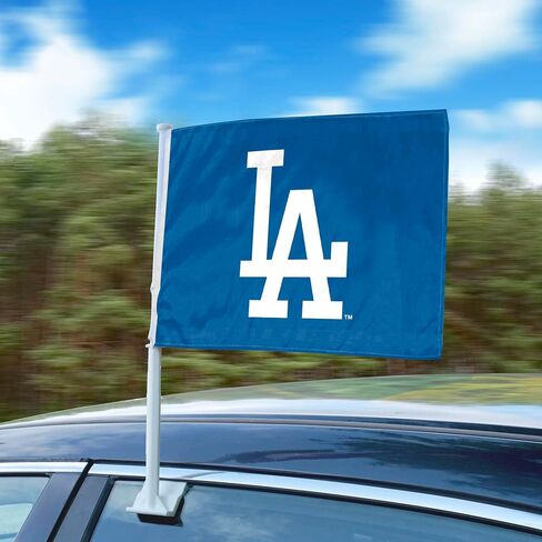 FANMATS MLB - علم سيارة لوس أنجلوس دودجرز كبير قطعة واحدة 11 بوصة × 14 بوصة in Kuwait