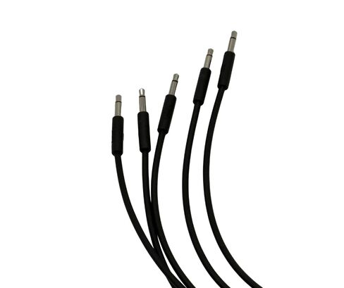 Luigi's Modular mPatch Mini Eurorack Patch Cables - Black 15 cm (6 in) 5 Pack in Kuwait