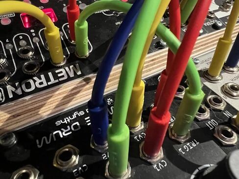 Luigi's Modular mPatch Mini Eurorack Patch Cables - Black 15 cm (6 in) 5 Pack in Kuwait